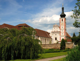 Ansprache im Kloster Geras