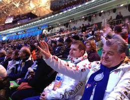 Kardinál Duka navštívil zimní olympijské hry v Soči